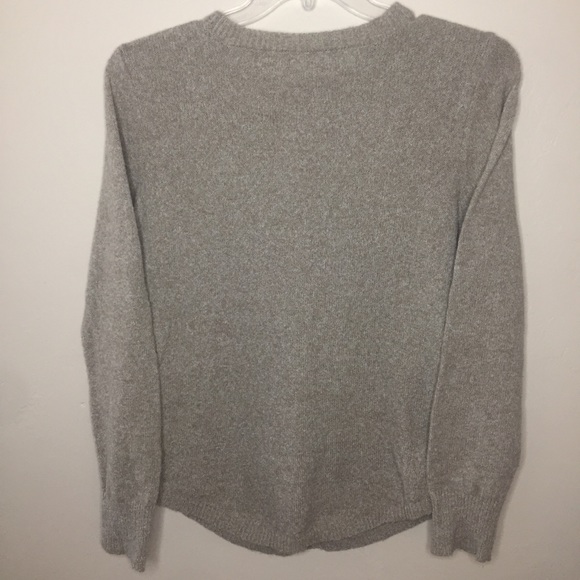 Laura Scott Beige Pullover Cable Heathered Small - Picture 2 of 6